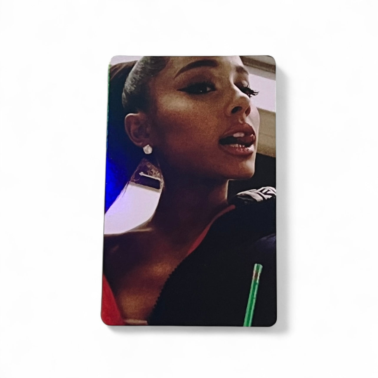 Ariana Grande Photocard Green Straw