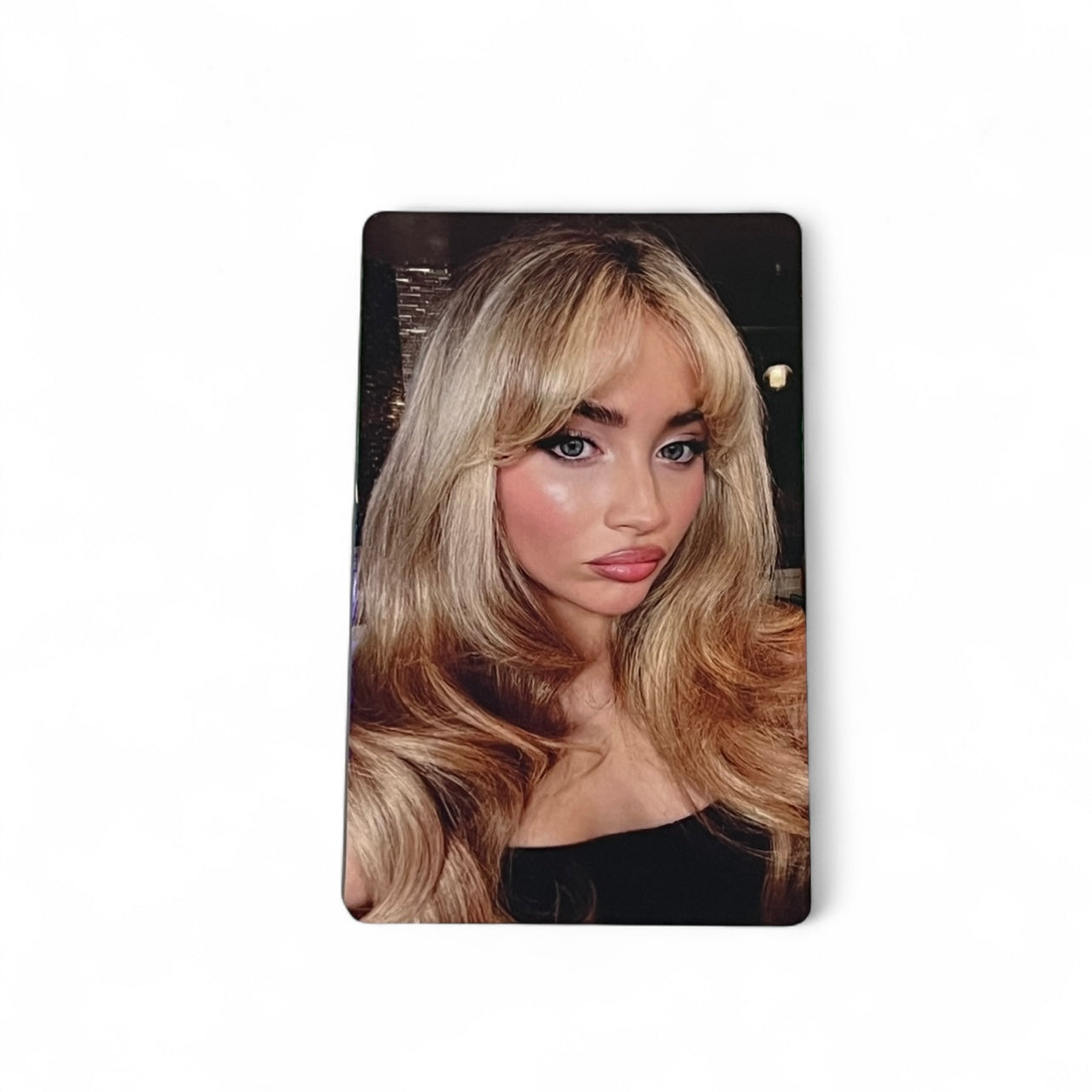 Sabrina Carpenter Photocard Black Top
