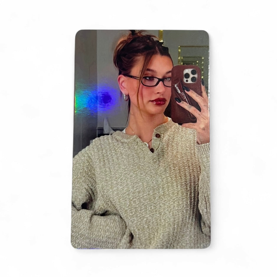Hailey Bieber Photocard