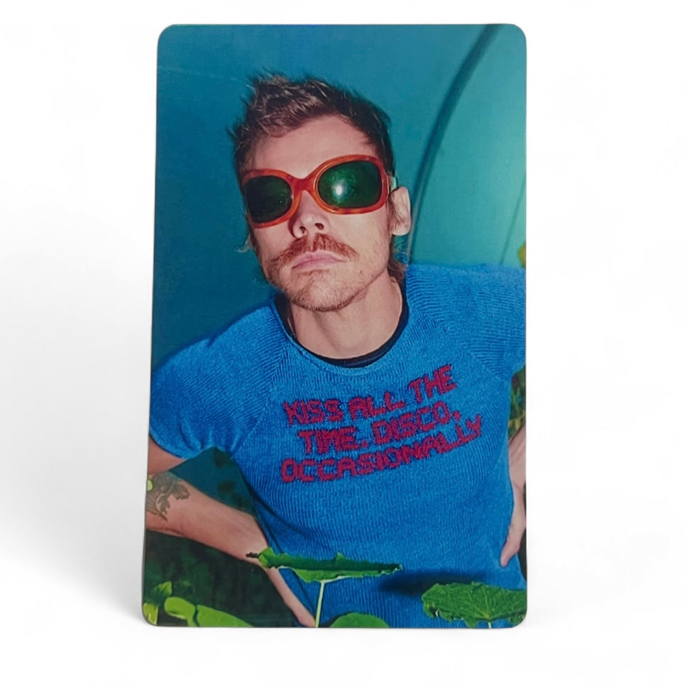 HS Photocard Older With Red Sunglasses