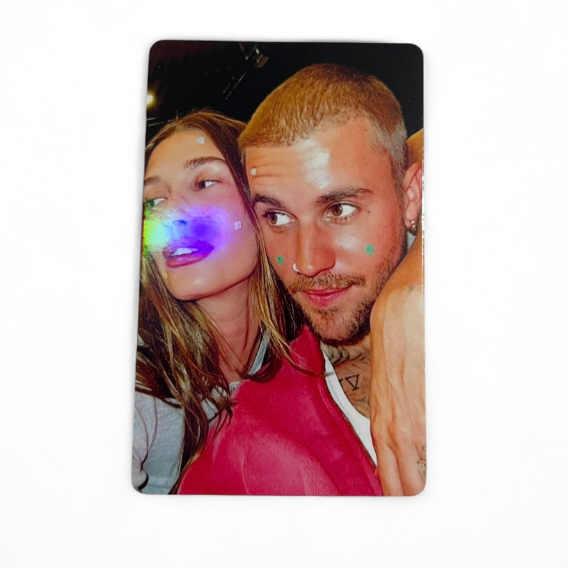 Hailey Bieber X Justin Bieber Photocard