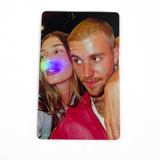 Hailey Bieber X Justin Bieber Photocard